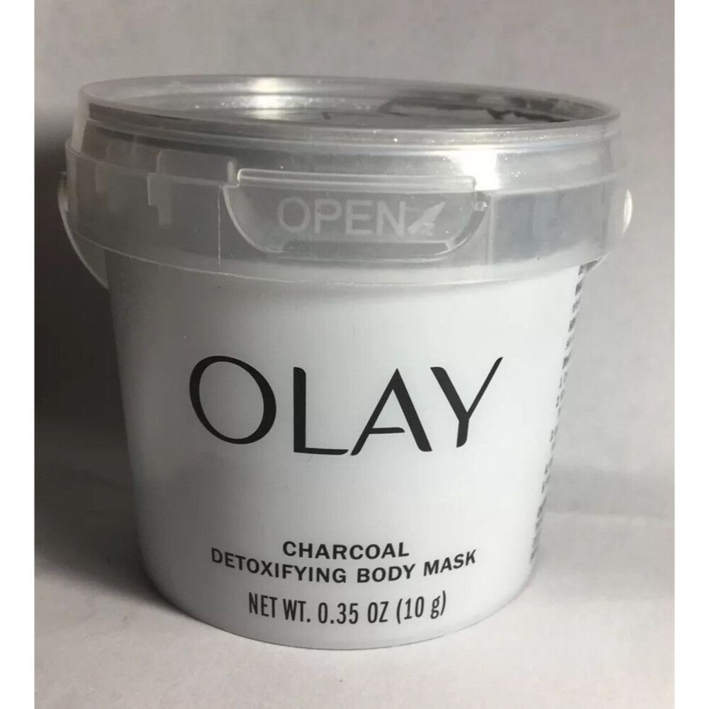 Olay Charcoal Detoxifying Body Scrub for Women, 0.35 oz Each New Seal